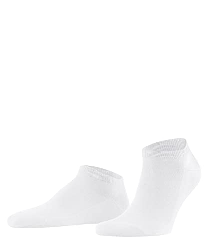 FALKE Herren Sneakersocken Family M SN nachhaltige biologische Baumwolle kurz einfarbig 1 Paar, Weiß (White 2000) neu - umweltfreundlich, 43-46