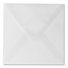 50 Quadratische Briefumschläge 10,0 x 10,0 cm 100 x 100 mm Transparente/Weiß