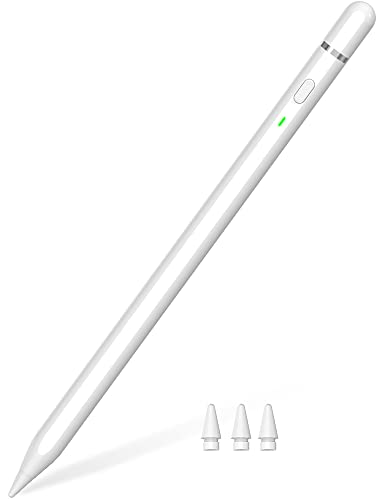 Apple Pencil 1. Generation, 2024 Upgrade iPad Stift USB C mit Schnellladung, Neigung Handflächenabweisung & Magnetische, für iPad 6-10, iPad Mini 5/6, iPad Air 3-5, iPad Pro 11'/12.9'