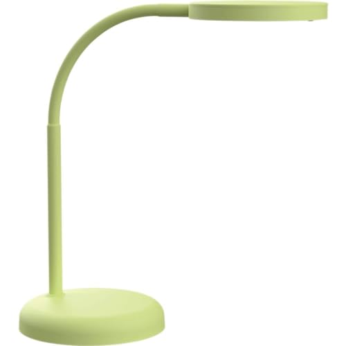 Maul LED-Tischleuchte MAULjoy – kleine Arbeitsplatzleuchte für Homeoffice und Schüler-Schreibtisch – flexible Schreibtischlampe mit 3000K Farbtemperatur – Lime