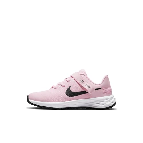 Nike Jungen Unisex Kinder Revolution 6 Flyease Sneaker, Pink Foam Black, 34 EU