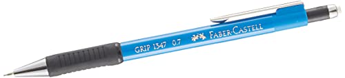 Faber-Castell 134753 - Druckbleistift Grip 1347, Stärke: 0.7 mm, hellblau