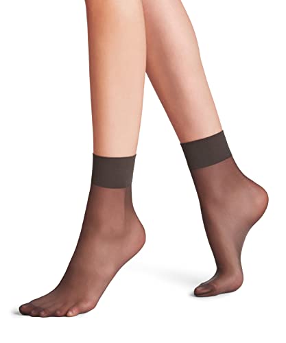 FALKE Damen Socken Pure Matt 20 DEN W SO Transparent einfarbig 1 Paar, Grau (Anthracite 3529), 35-38
