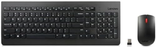 Lenovo 4X30M39476 Tastatur RF Wireless QWERTZ Ungarisch Black - Tastaturen (Standard, Kabellos, RF Wireless, QWERTZ, Black, Maus enthalten)