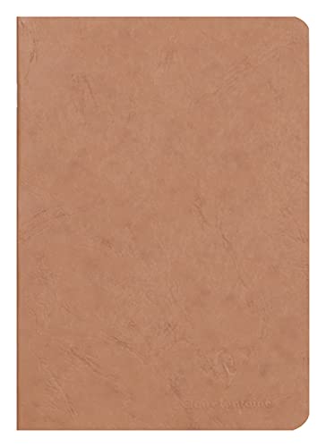 Clairefontaine 733100C Heft AgeBag (DIN A5, 14,8 x 21 cm, blanko, ideal für Ihre Notizen und Zeichnungen, 48 Blatt) 1 Stück braun