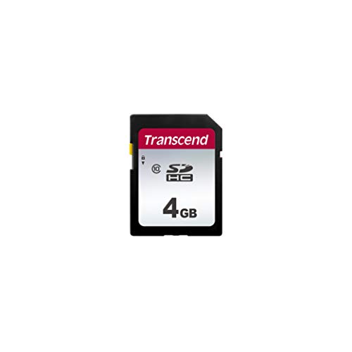 Transcend Highspeed 4GB SDHC Speicherkarte (für Digitalkameras / Photo Box / alltägliche Aufnahmen & Videos / Autoradio) Class 10 TS4GSDC300S