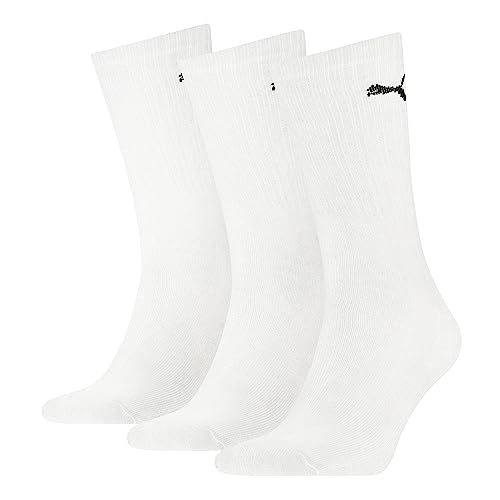 PUMA Herren Sport 3p Socken Co , Weiß_02, 43-46 EU