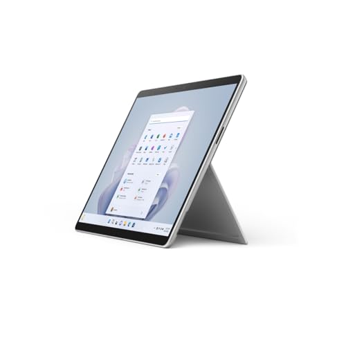 Microsoft Surface Pro 9, i7, 16GB RAM, 256GB SSD, Win 11 Home, 13 Zoll 2-in-1 Tablet/Laptop, Platin, powered by Intel Evo Plattform