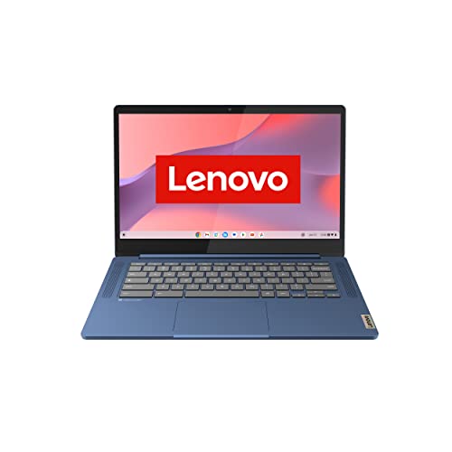 Lenovo Chromebook IdeaPad Slim 3 | 14' Full HD Display | MediaTek Kompanio 520 | 4GB RAM | 128GB SSD | ARM Mali-G52 Grafik | Chrome OS | QWERTZ | blau | 3 Monate Premium Care