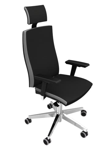 Bürodrehstuhl schwarz ergonomisch und verstellbar
