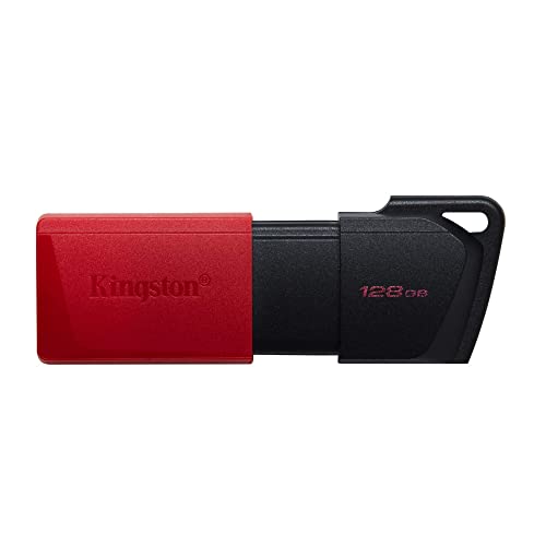 Kingston DataTraveler Exodia M USB Stick 3.2 Gen 1 DTXM/128GB - mit beweglicher Kappe (Schwarz + Rot)