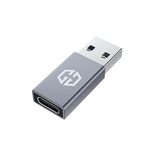 GRAUGEAR USB-C zu USB Adapter, 10 Gbit/s, USB3.2 Gen2, USB-C Adapter, Dual-Seiten USB-C Übertragung, Type-C Buchse zu Type-A Stecker