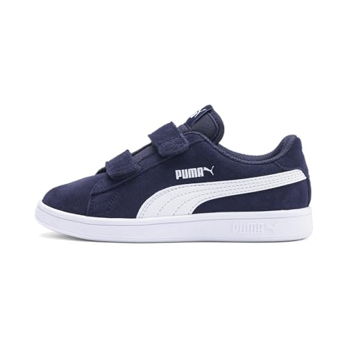 PUMA Unisex Kinder Puma Smash V2 Sd V Ps Sneaker, Blau Peacoat Puma White, 31 EU
