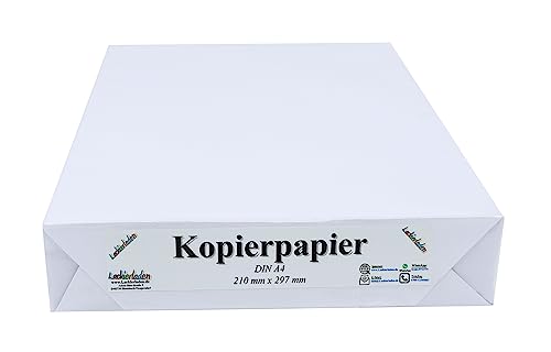 Kopierpapier Standard, A4, ca. 80g/qm, Weißgrad (CIE) ca. 150CIE, weiß