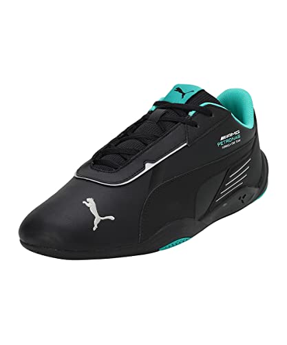 PUMA Unisex Adults' Fashion Shoes MAPF1 R-CAT MACHINA Trainers & Sneakers, PUMA BLACK-SPECTRA GREEN, 44.5