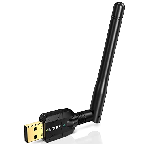 EDUP USB Bluetooth 5.1 Adapter für PC, USB Bluetooth 5.1 Stick, Long Range 328FT/ 100M Transmitter Empfänger für Computer mit Windows 11/10/8/8.1/7, Für Tastatur Maus Drucker