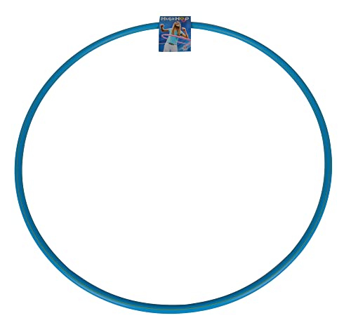 Simba 107402857 - Hula Hoop Reifen, blau oder rosa, Es wird nur ein Artikel geliefert, 80cm Durchmesser, Sportreifen, Gymnastikreifen, Fitness