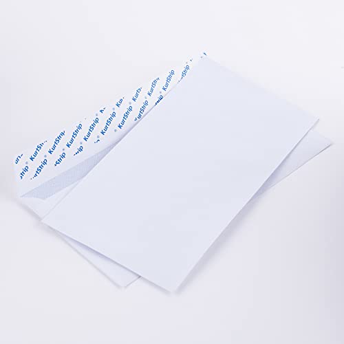 Briefumschläge DL 110 x 220 mm weiß 70g/m² ohne Fenster haftklebend(kein Austrocknen - bis 3 Jahre!) (E65.10E)(100)