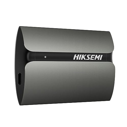 HIKSEMI Externe SSD 512GB, Portable Mini USB 3.1 Typ-C SSD Festplatte Extern, Bis zu 560 MB/s Lesen, kompatibel für Android Phone/Android Tablet/PC/Laptop(Grau)-T300S
