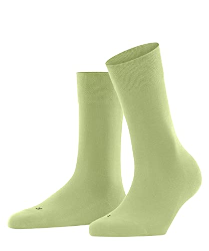 FALKE Damen Socken Sensitive London W SO Baumwolle mit Komfortbund 1 Paar, Grün (Nile 7428) neu - umweltfreundlich, 39-42