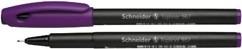 SCHNEIDER Schreibgeräte Fineliner Topliner 967, 0, 4 mm, violett