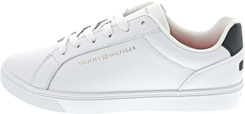 Tommy Hilfiger Damen Cupsole Sneaker Schuhe, Weiß (White), 39 EU