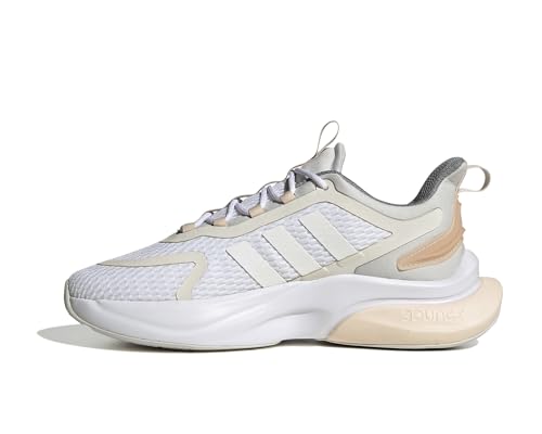 ADIDAS Damen Alphabounce + Sneaker, FTWR White/Zero met./Grey Three, 40 2/3 EU