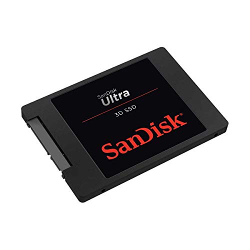 SanDisk Ultra 3D SSD 2 TB interne SSD (SSD intern 2,5 Zoll, stoßbeständig, 3D NAND, nCache 2.0-Technologie, 560 MB/s Übertragungsraten) Schwarz, Festkörper-Laufwerk