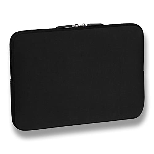 Pedea Laptop Hülle - Laptoptasche 17 Zoll aus Neopren - Laptop Schutz schwarz - dünne Neoprenhülle zum sicheren Verstauen - Schutzhülle für Ihren Laptop - wasserabweisend