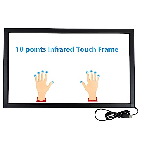 DeYoWo 24 Zoll Infrarot-Touchscreen-Rahmen, IR-Touchscreen-Overlay, Touchscreen-Panel, Freier Treiber…