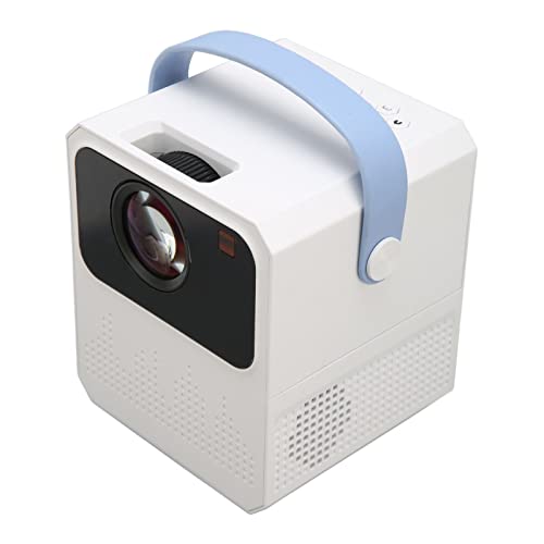 CCYLEZ Beamer, 6000 LM, Portable Projektor, 1080P 4K, Video Film Projektor, Unterstützung Zoom Funktion, WiFi, BT5.0, 4 Punkt Trapezoid Korrektur, für PS4, Smartphone