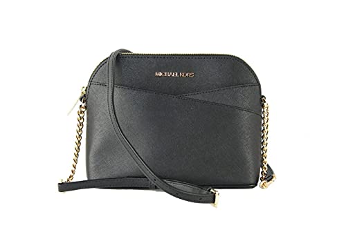 Michael Kors Damen 35F1GTVC6T-BLACK Handbag, Schwarz/Goldfarben