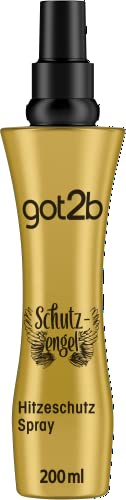 got2b Hitzeschutz-Spray Schutzengel bis 220 °C (200 ml), Styling Lotion beschützt das Haar vor Hitzeschäden, für heiße Styles mit Gloss-Finish, beschwert nicht