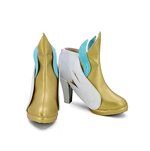 LINGCOS Game Soraka Star Guardian Cosplay Shoes High Heels Boots Custom Made Any Size 44 AS P