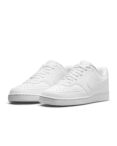 Nike Court Vision Low Next Nature Sneaker Trainer Schuhe (39, White/White)