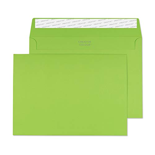 Blake Creative Colour 45307 Farbige Briefumschläge Haftklebung Limetten Grün C5 162 x 229 mm 120 g/m² | 25 Stück