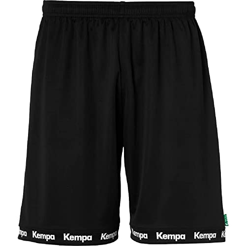 Kempa Herren Kempa Wave 26 Shorts Herren Jungen kurze Hose Handball Fitness Gym Shorts, Schwarz, XL EU