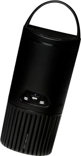Denver 12616260 spritzwassergeschützter Bluetooth Lautsprecher (5 Watt RMS, Reichweite: 10 m) schwarz