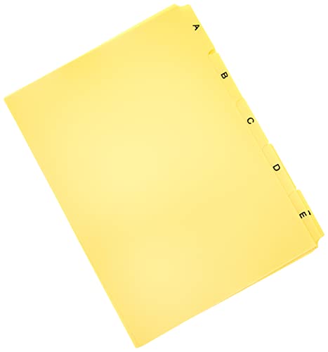 Durable Leitregister A - Z, A5 quer, 1 Stück, gelb, 365004