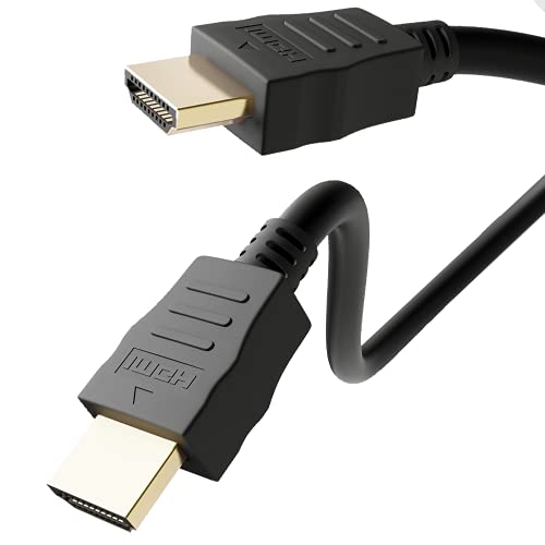 Goobay 51819 HDMI High Speed Kabel mit Ethernet, 4K, Ultra-HD, Full-HD, 3D, HDMI-Stecker  HDMI-Stecker, abwärtskompatibel, vergoldete Stecker, 1,5 m