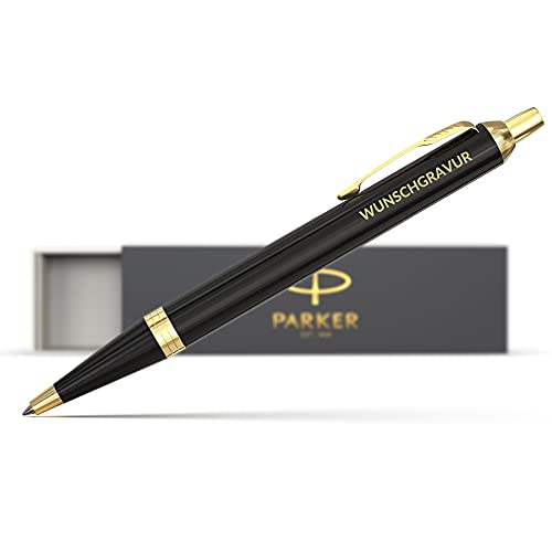 Parker IM personalisierter Kugelschreiber mit Gravur Geschenk - Stift mit Gravur - Kugelschreiber personalisiert - personalisierte Geschenke für Papa