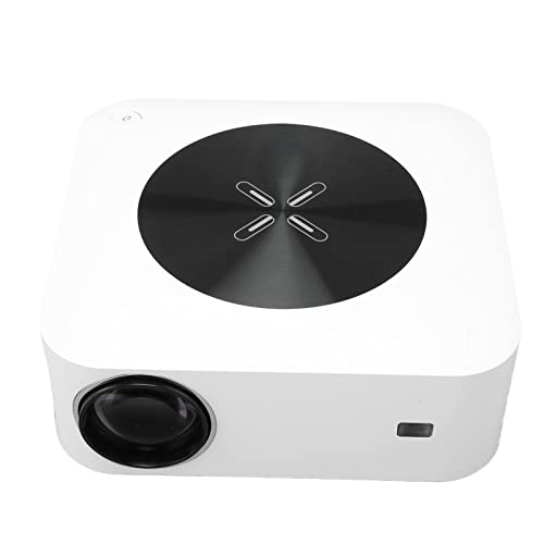 Bewinner Intelligenter Projektor, 2,4 G und 5 G WiFi Bluetooth 4K HD 1080P Tragbarer Mini-Projektor, Heimkino-FHD-Projektor, Mini-Filmprojektor für Heimkino-Filme Im Freien