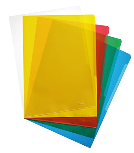 Durable Sichthülle Standard A4, Polypropylen 120 µ, Karton à 100 Stück, farbig sortiert, 233700
