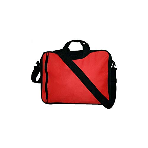 Projects Laptop Tasche 15.6 Zoll 'Rotterdam' Tasche für Laptop zum Umhängen mit Schultergurt & Tragegriff rot | Laptoptasche 15.6 Zoll für Notebook & Tablet | Laptop Tasche Notebook