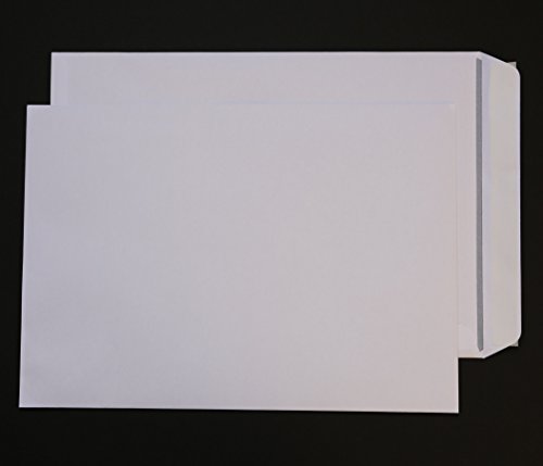 50 St. Versandtaschen DIN C3 weiß 110 gr. Kuvert 324 x 458 mm Haftklebend Briefumschläge HK