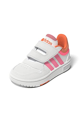 adidas Kinder Sneaker Hoops 3.0 CF I FTWR White/Beam Pink/Scrora 21