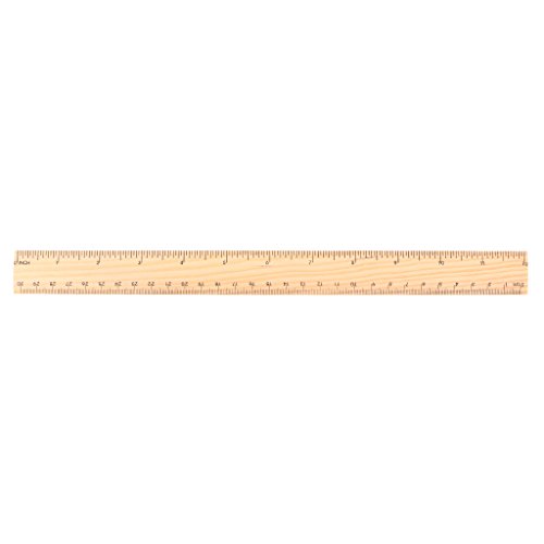 Holz-Lineal, doppelseitig, 15 cm, 20 cm, 30 cm 30cm