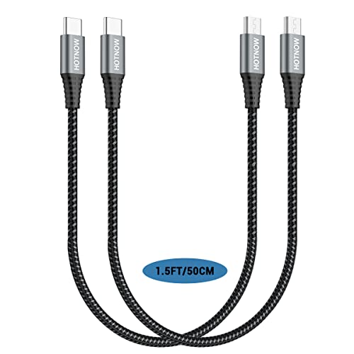 HOTNOW USB C auf Micro USB Kabel 0.5m 2 Stücke, USB Typ C auf Micro USB Kabel Schnellladung und Datensynchronisierung