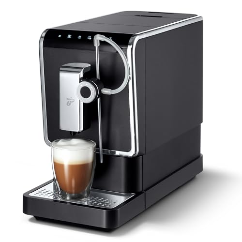 Tchibo Kaffeevollautomat Esperto Pro mit One Touch Funktion für Caffè Crema, Espresso und Milchspezialitäten, Anthrazit
