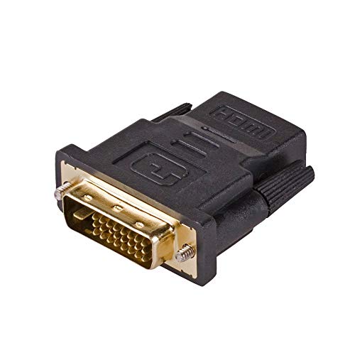 AKYGA AK-AD-41 HDMI auf DVI Adapter DVI 24+1 Dual Link Buchse auf Stecker